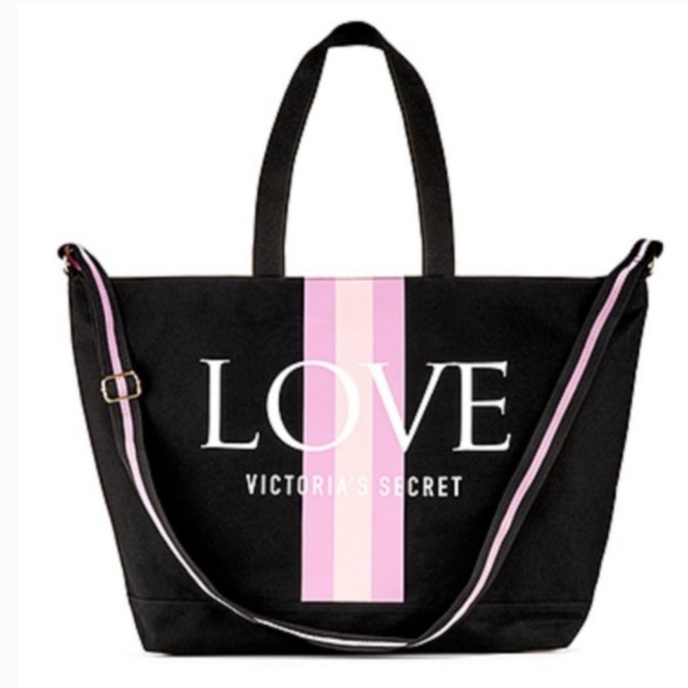 Victorias Secret LOVE Weekender Tote Travel Bag VS